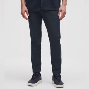Lululemon True Navy ABC Pant Slim Warpstreme 32” size 36